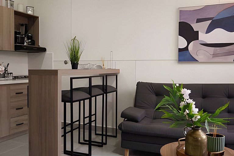 Loft comodo y de lujo con A.C. 205
