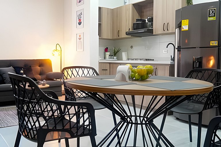 Suite 2 Hab Moderna | AC + WiFi 5G | 5min Poblado