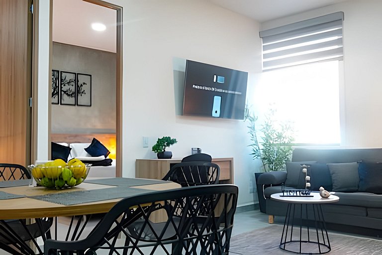 Suite 2 Hab Moderna | AC + WiFi 5G | 5min Poblado