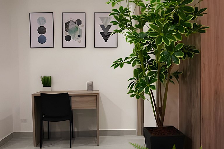 Lujoso y cómodo loft con A.C. 206