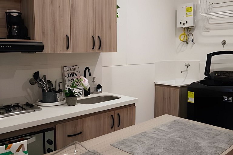 Lujoso y cómodo loft con A.C. 206