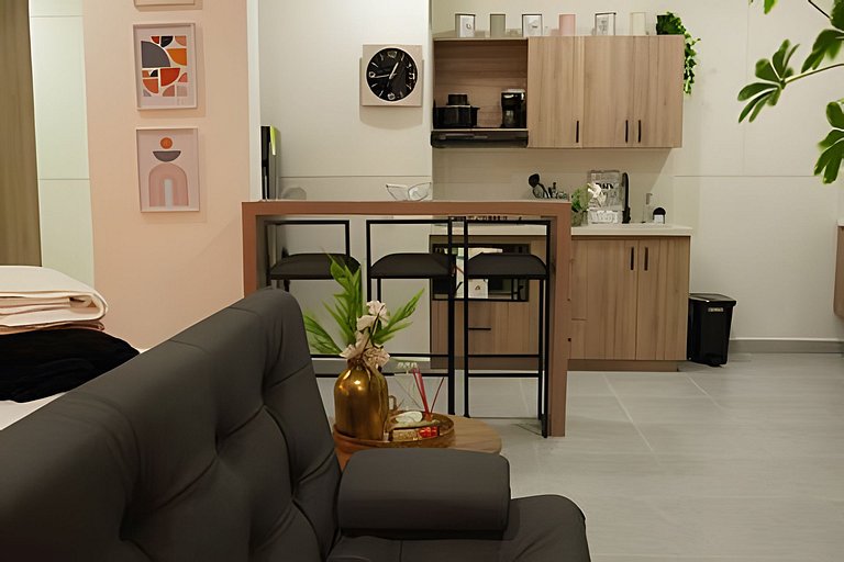 Lujoso y cómodo loft con A.C. 206