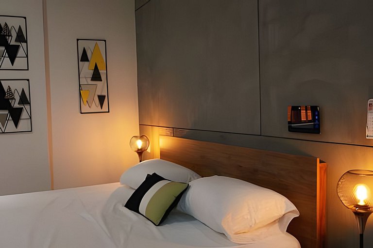 Lujoso y cómodo loft con A.C. 206
